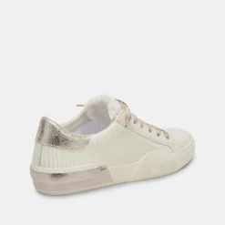 DOLCE VITA Sneakers*Zina Plush Sneakers White Sliced Leather
