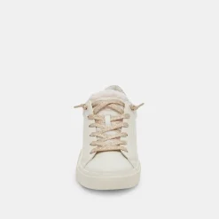 DOLCE VITA Sneakers*Zina Plush Sneakers White Sliced Leather