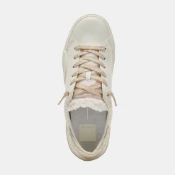 DOLCE VITA Sneakers*Zina Plush Sneakers White Sliced Leather