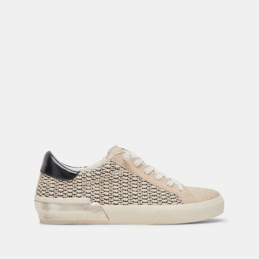 DOLCE VITA Sneakers*Zina Sneakers Black Natural Raffia