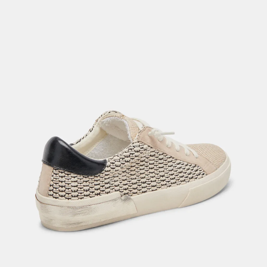 DOLCE VITA Sneakers*Zina Sneakers Black Natural Raffia