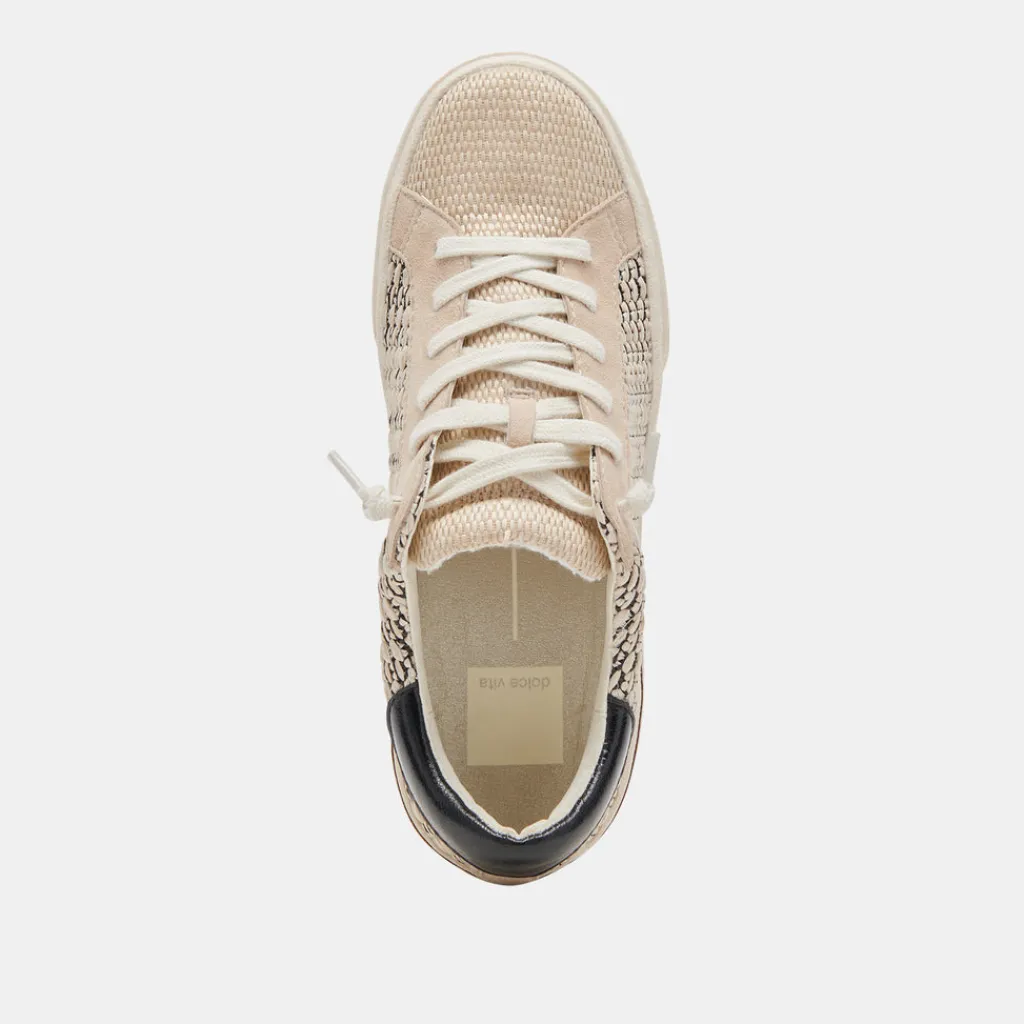 DOLCE VITA Sneakers*Zina Sneakers Black Natural Raffia