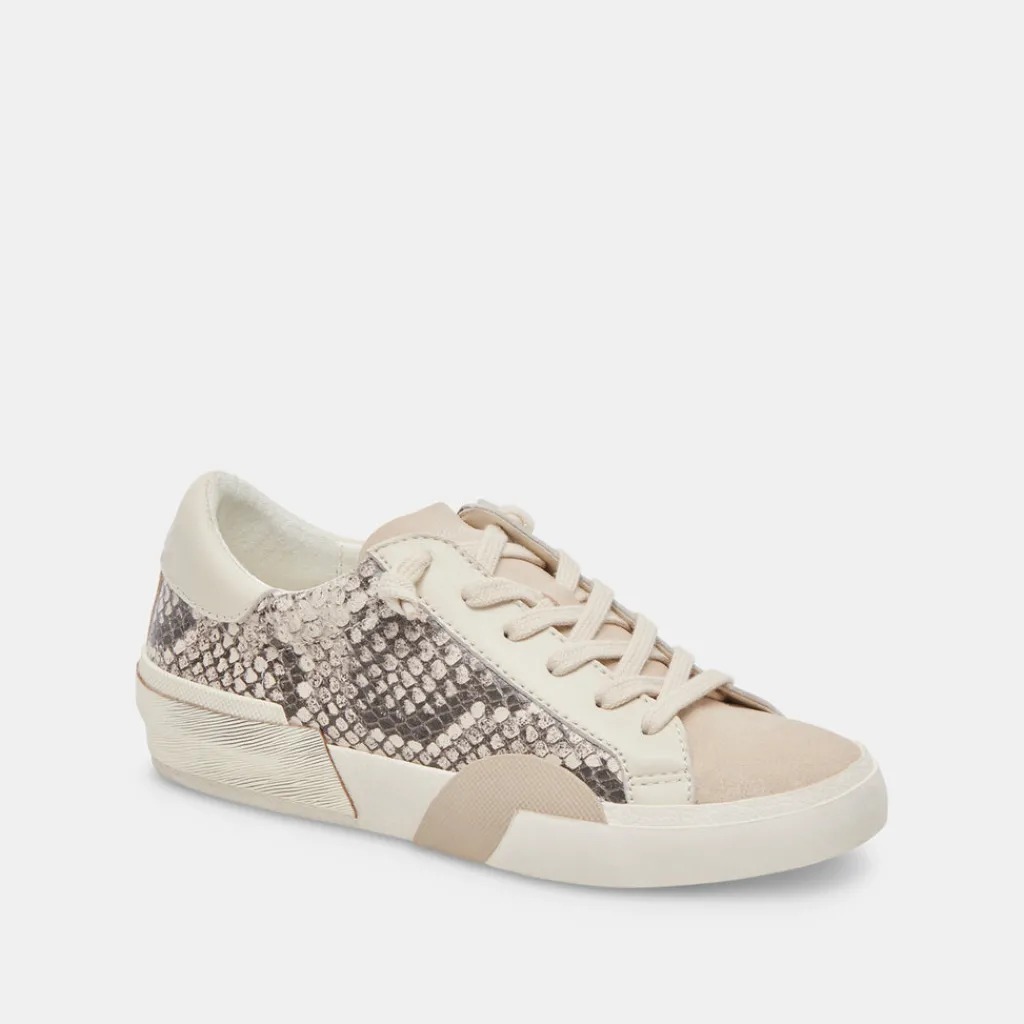 DOLCE VITA Sneakers*Zina Sneakers Black White Embossed Snake
