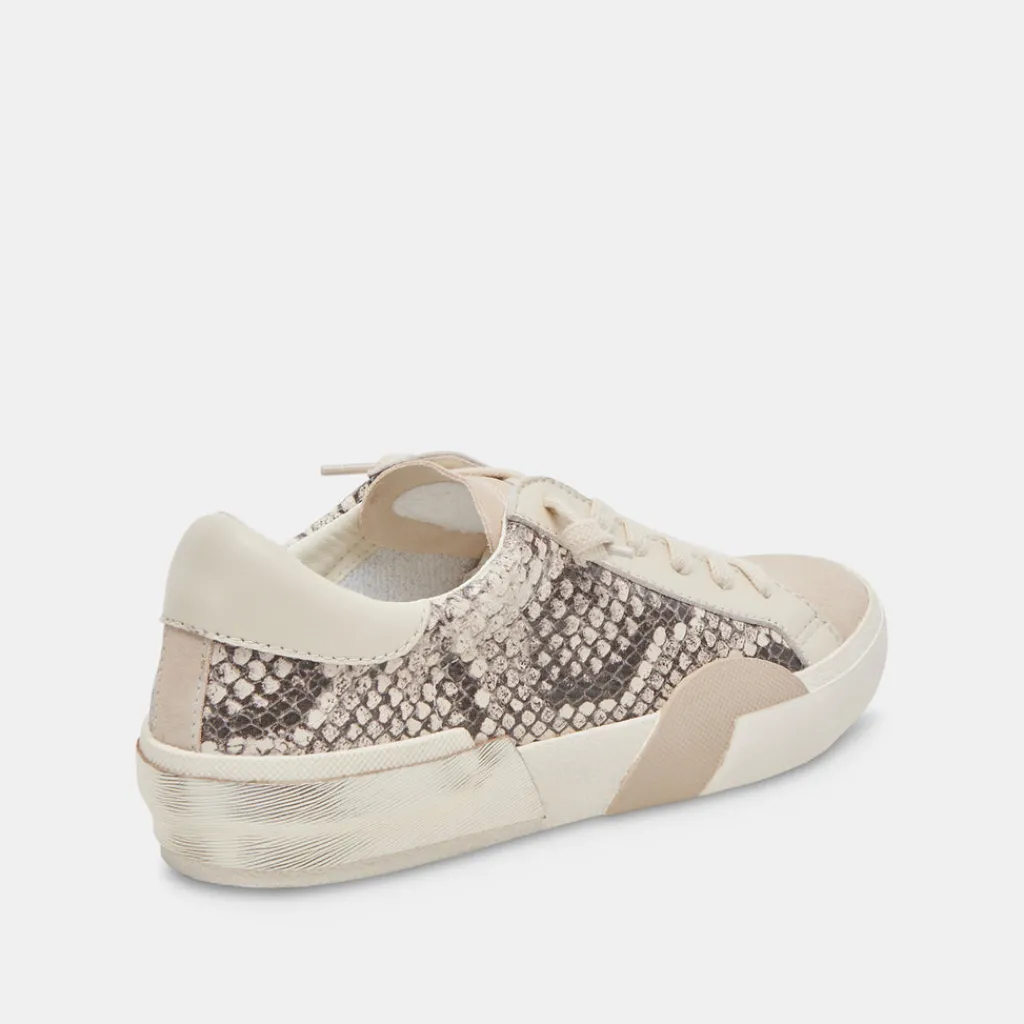 DOLCE VITA Sneakers*Zina Sneakers Black White Embossed Snake