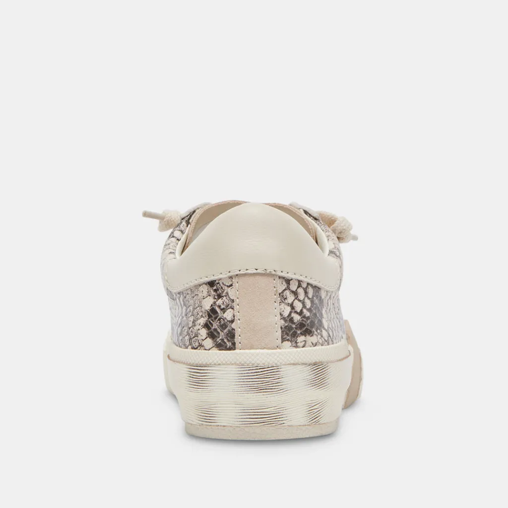 DOLCE VITA Sneakers*Zina Sneakers Black White Embossed Snake