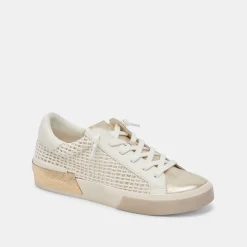 DOLCE VITA Sneakers*Zina Sneakers Bone Gold Woven