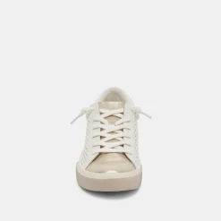 DOLCE VITA Sneakers*Zina Sneakers Bone Gold Woven