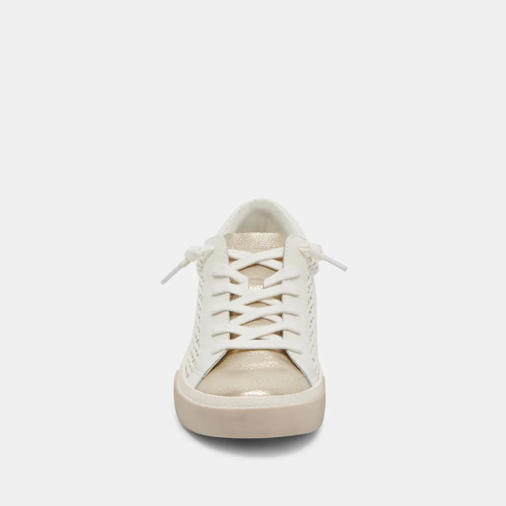 DOLCE VITA Sneakers*Zina Sneakers Bone Gold Woven