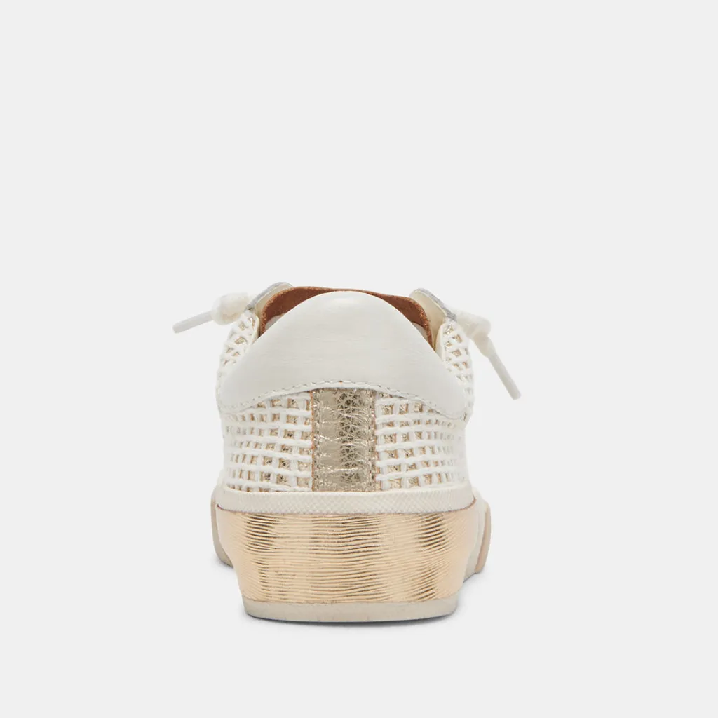 DOLCE VITA Sneakers*Zina Sneakers Bone Gold Woven