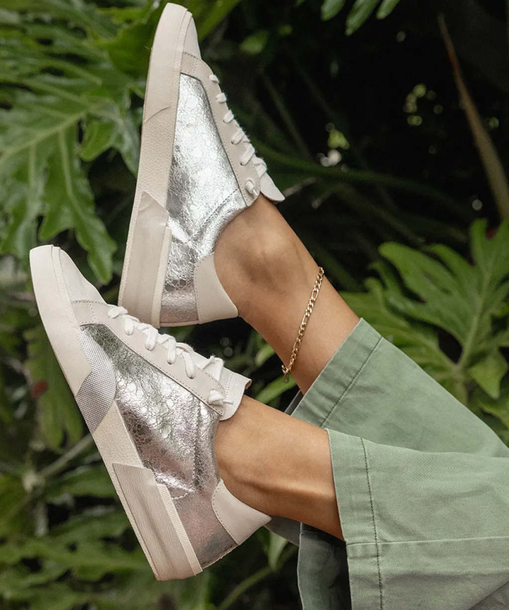 DOLCE VITA Sneakers*Zina Sneakers Chrome Distressed Leather