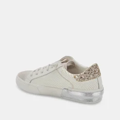 DOLCE VITA Sneakers*Zina Sneakers Off White Embossed Leather