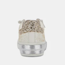 DOLCE VITA Sneakers*Zina Sneakers Off White Embossed Leather