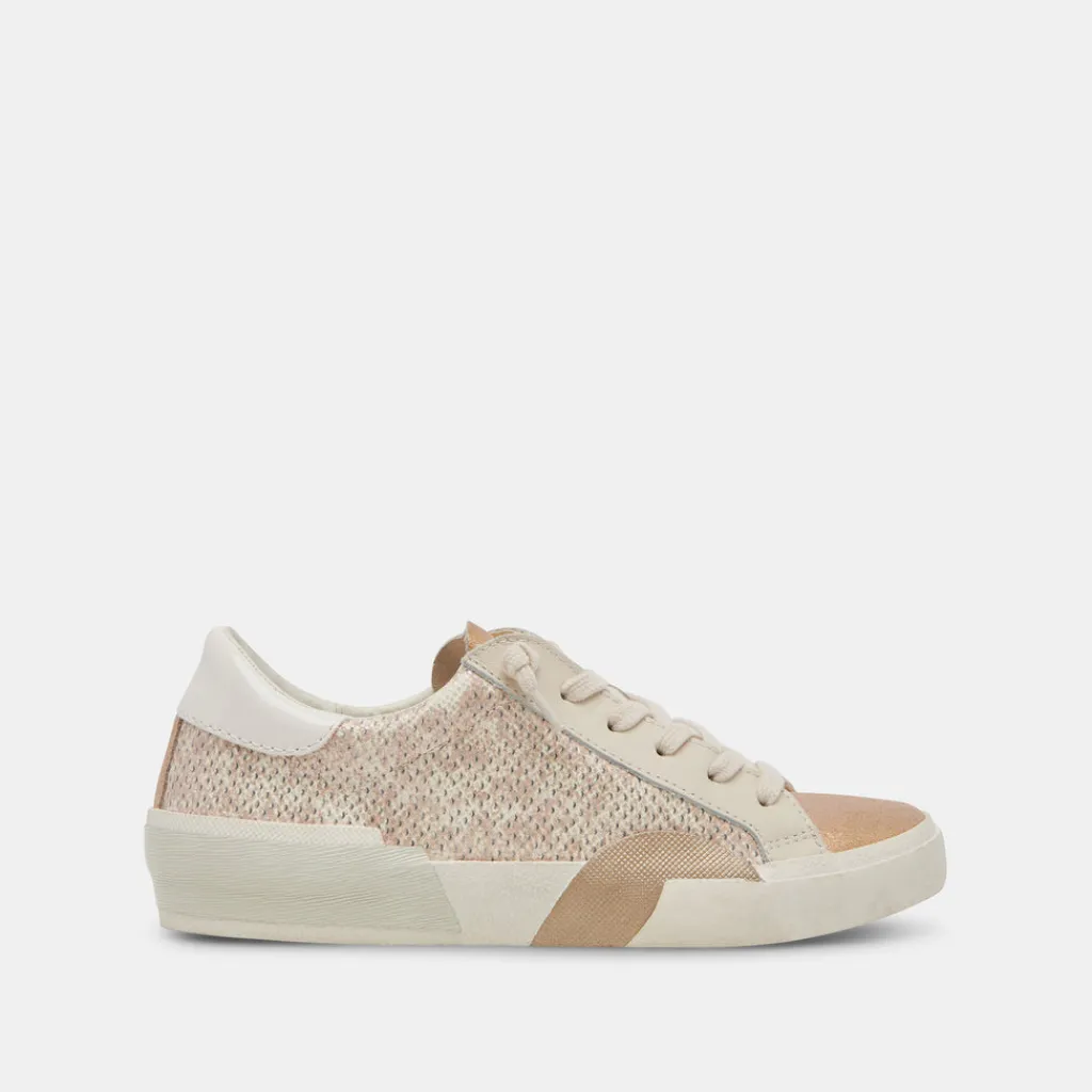 DOLCE VITA Sneakers*Zina Sneakers Sand Embossed Leather
