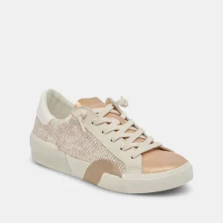 DOLCE VITA Sneakers*Zina Sneakers Sand Embossed Leather
