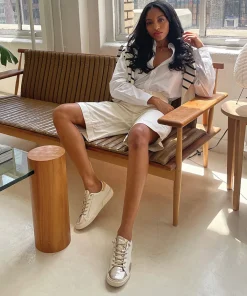 DOLCE VITA Sneakers*Zina Sneakers White Gold Leather