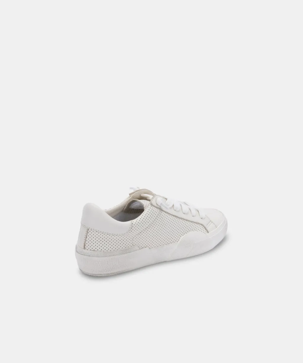 DOLCE VITA Sneakers*Zina Sneakers White Perforated Leather