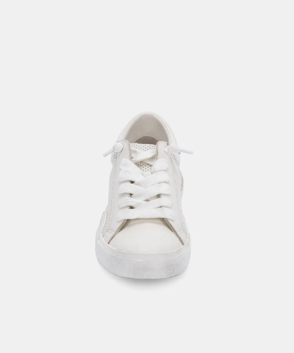 DOLCE VITA Sneakers*Zina Sneakers White Perforated Leather
