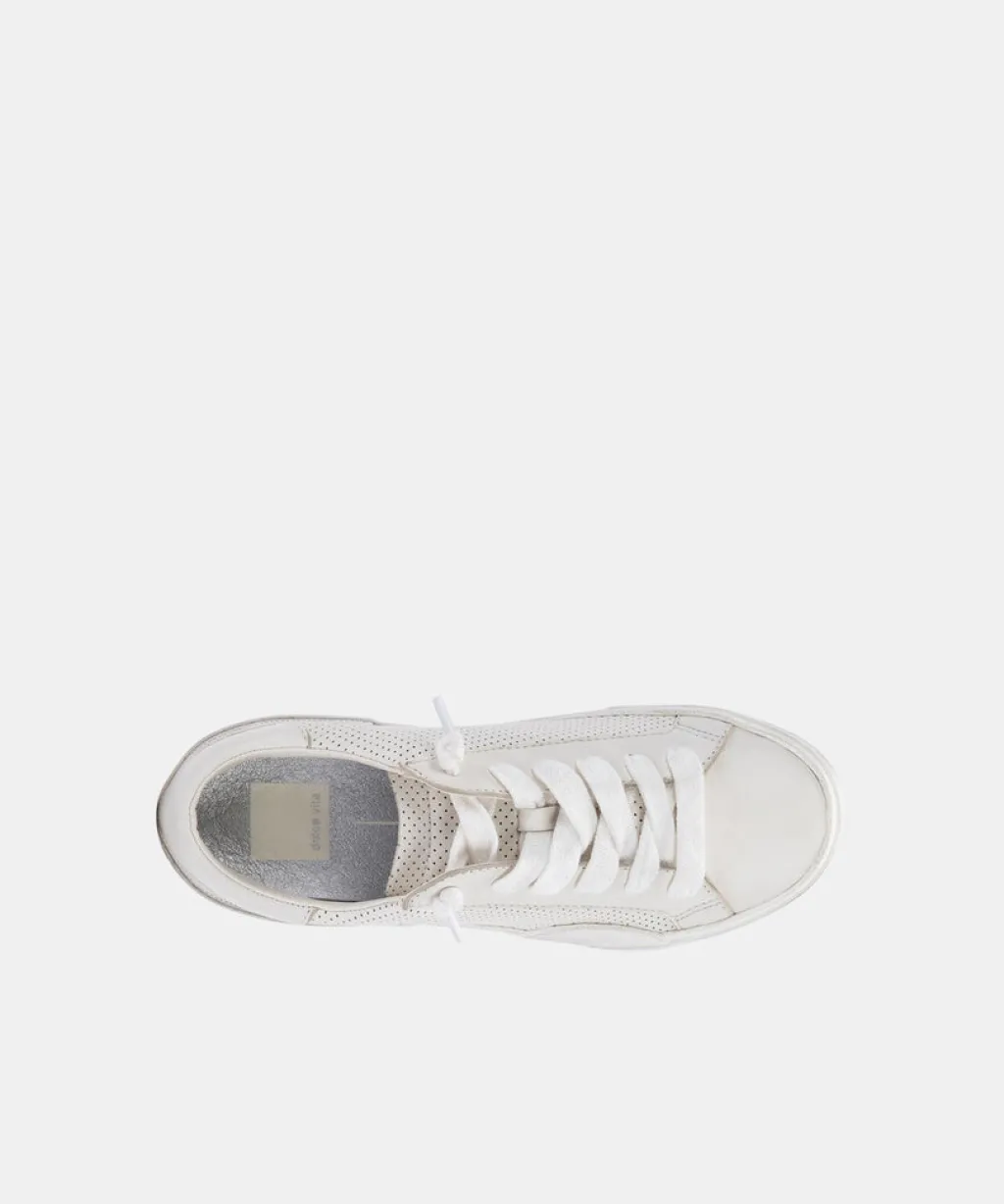 DOLCE VITA Sneakers*Zina Sneakers White Perforated Leather