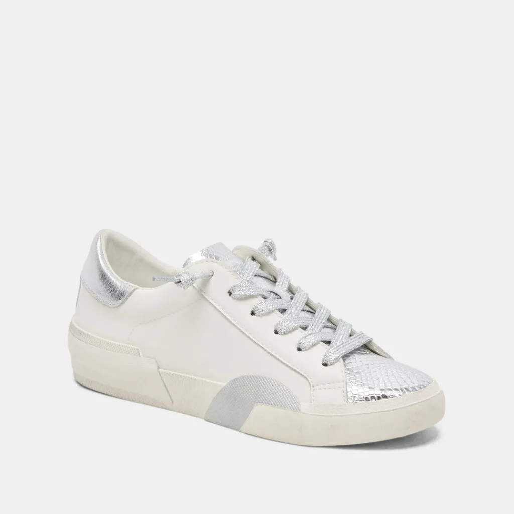 DOLCE VITA Sneakers*Zina Sneakers White Silver Leather