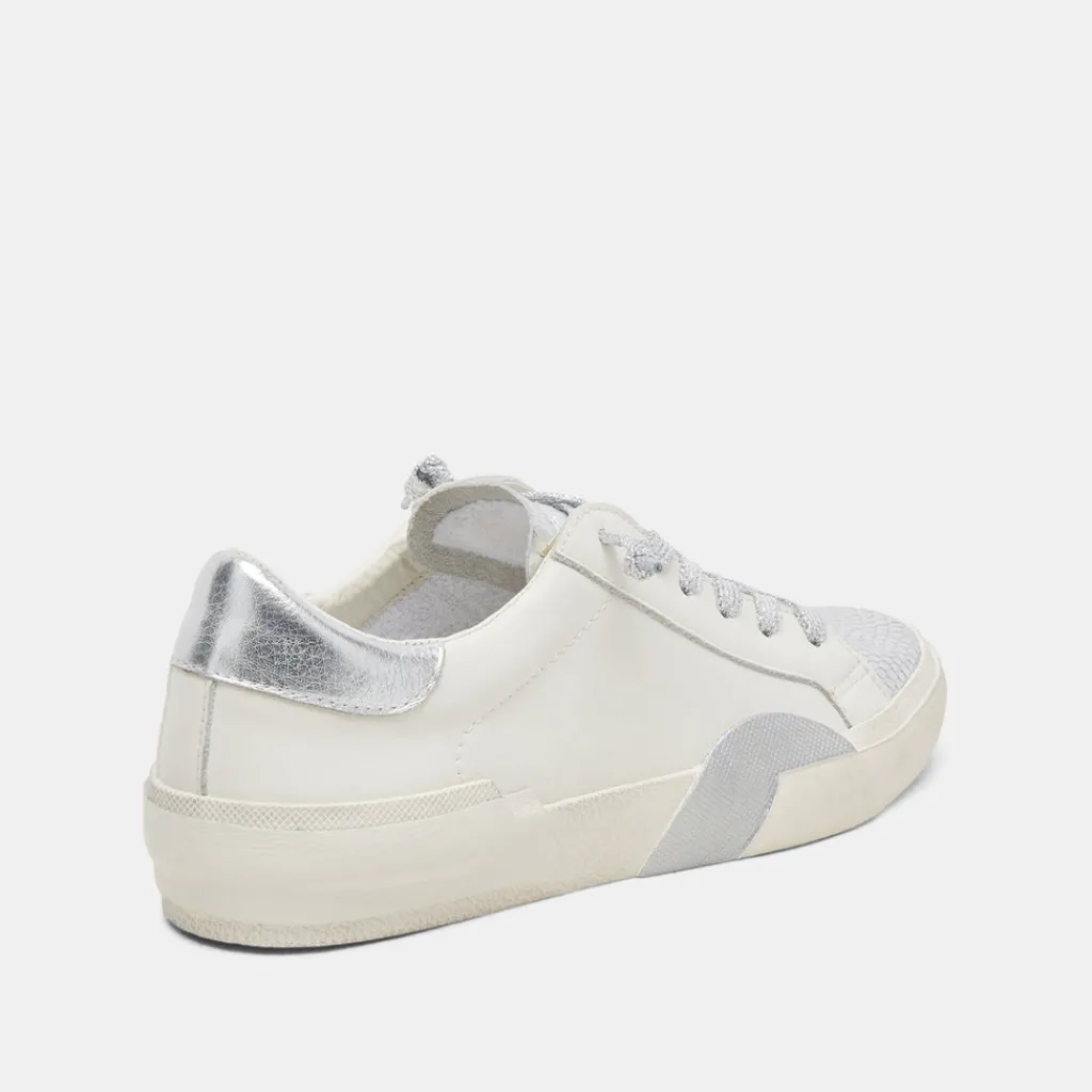 DOLCE VITA Sneakers*Zina Sneakers White Silver Leather