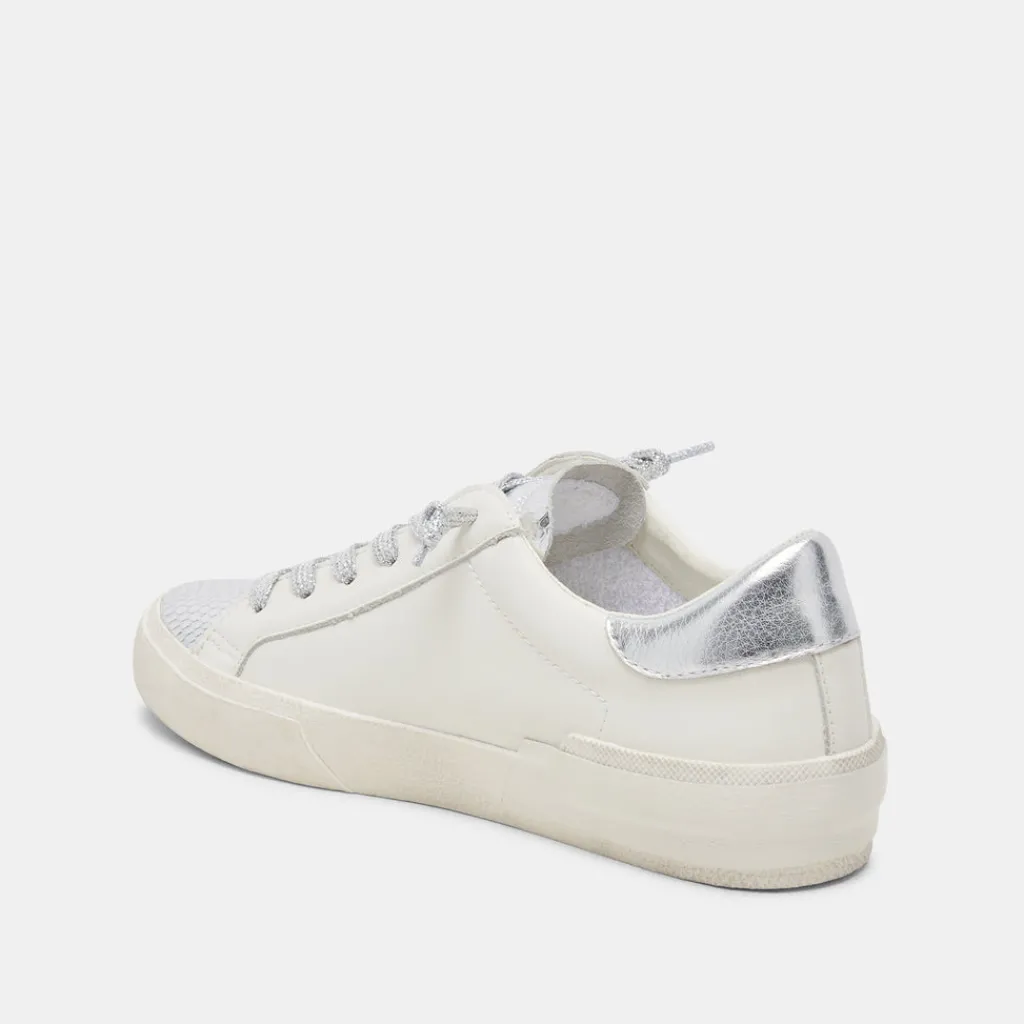 DOLCE VITA Sneakers*Zina Sneakers White Silver Leather