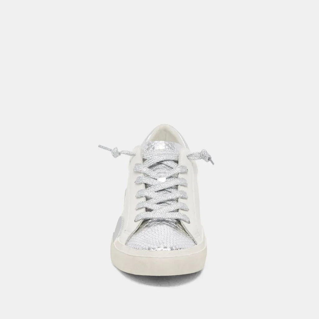 DOLCE VITA Sneakers*Zina Sneakers White Silver Leather