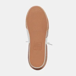 DOLCE VITA Sneakers*Zina Wide Sneakers White Tan Leather