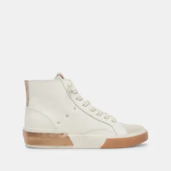 DOLCE VITA Sneakers*Zohara Sneakers White Tan Leather