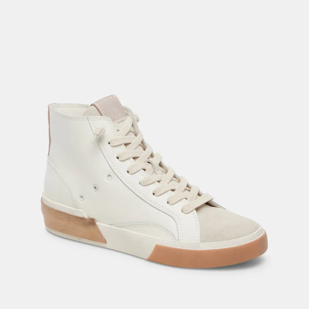 DOLCE VITA Sneakers*Zohara Sneakers White Tan Leather