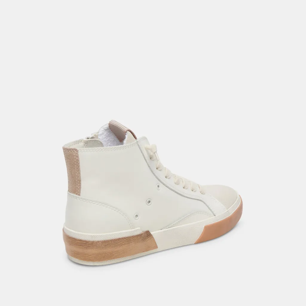 DOLCE VITA Sneakers*Zohara Sneakers White Tan Leather