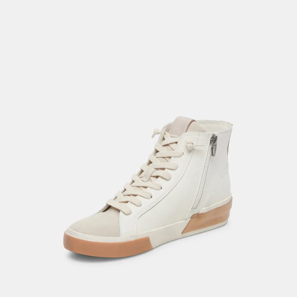 DOLCE VITA Sneakers*Zohara Sneakers White Tan Leather