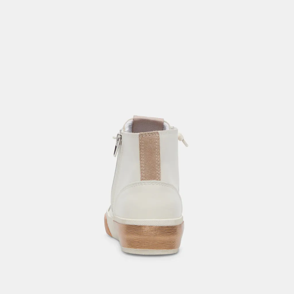 DOLCE VITA Sneakers*Zohara Sneakers White Tan Leather
